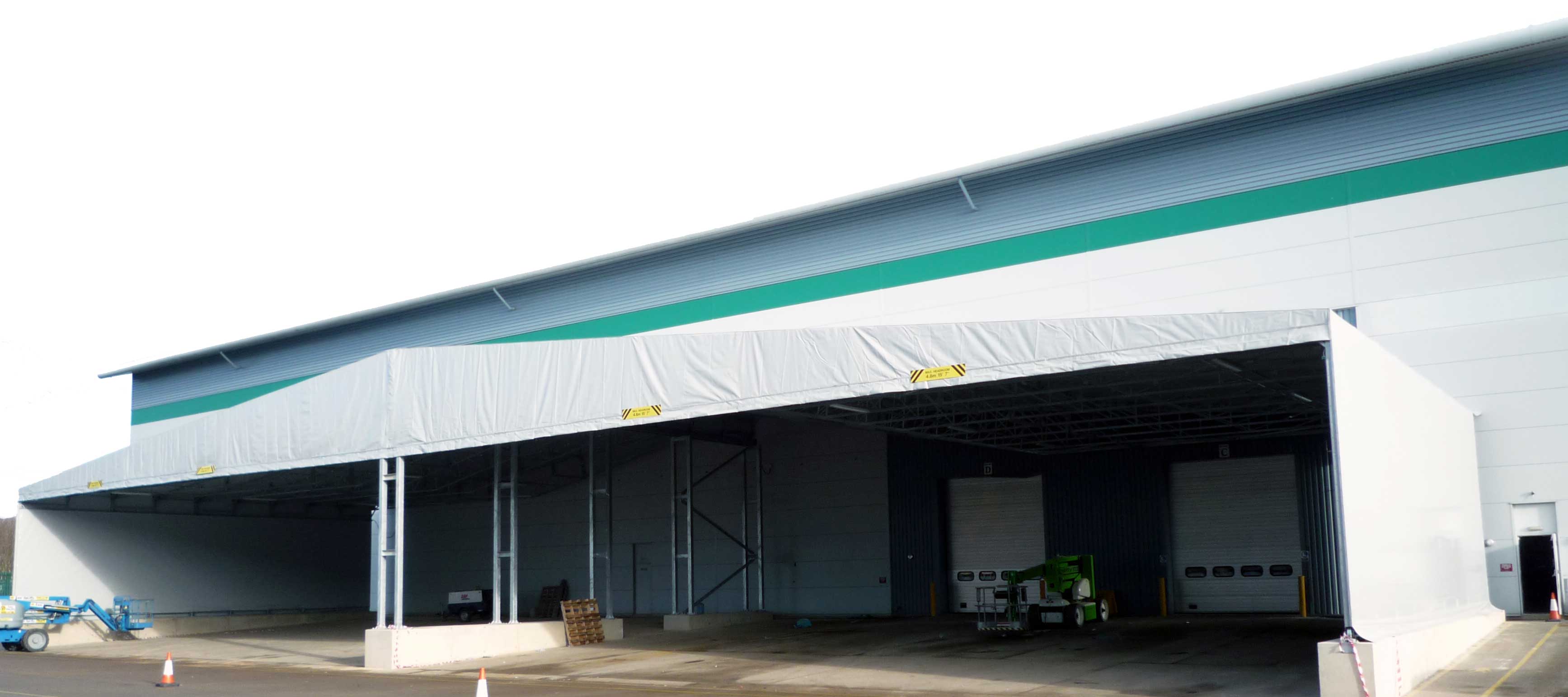 Large Loading Bay Canopy for Travis Perkins