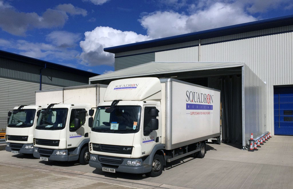 Loading Bay Canopy for Squadron Medical